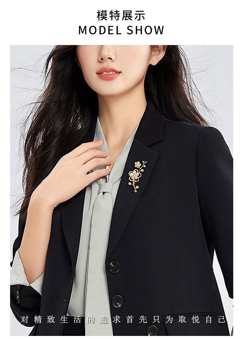 时尚优雅梅花胸针小众高级感个性花朵别针新品百搭旗袍