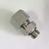 Eaton Yonghua Aço Carbono Galvanizado Manga de Alta Pressão Passante Reto Conexão Hidráulica Tubo de Aço Acoplamento Rápido 1CB ED Junta