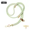 Cordón de alta gama original para teléfono móvil de 8 MM resistente para colgar en el cuello ajustable para exteriores anti-pérdida cuerda trenzada para muñeca dorada