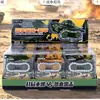 Tanque de guerra modelo camuflaje juguete de plástico para niños, juguete educativo, venta al por mayor
