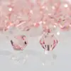 Cuentas sueltas de cristal de dos puntas con borde superior, de 4 mm, para manualidades, accesorios de joyería