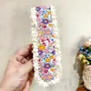 Flequillo Tejido Estilo Coreano Pegatina Mágica Flequillo Dulce de Gama Alta Pegatina Flequillo Estilo Pastoral Diadema Aro para la Cabeza Mujeres Pegatina de Flequillo Alto para el Cráneo
