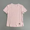 Camiseta de Verano Casual Diaria Nueva para Mujer, Manga Corta, Diseño Bordado, Holgada y Adelgazante, Cuello Redondo, Top Básico Versátil