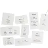 Cartões de Cuidados com Joias, Cartões Pós-Venda, Cartões de Agradecimento Personalizados no Estilo Ins, Cartões de Nail Art, Cartões Rígidos Impressos, Papel Cartão de Formato Personalizado