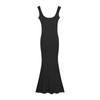 Vestido camisola marrón para mujer, vestido de verano ajustado