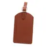 Conjunto de Porta-Passaporte com Botão de Bronze e Etiqueta de Bagagem com Fivela Multicor Couro Ultra-Espesso Porta-Passaporte Cartão de Identificação de Bagagem