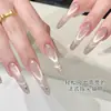 Manicura Doble Cabeza Hierro Magnético Francés Nuevo Ojo de Gato Francés Herramienta Auxiliar Magnético Cilíndrico Espesado Espesado
