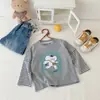 Conjunto de Moletom Duas Peças para Meninos Primavera e Outono 2026 Novo Outono Estilo Coreano Fashionável Casual Versátil Manga Longa Tendência