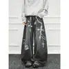 Jeans Harajuku Nuevos de Moda de Comercio Exterior, Moda Japonesa, Estilo Ins, Casual, Sencillo, Versátil, Tendencia Artística