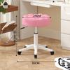 Taburete Ajustable con Ruedas, Silla Giratoria, Silla Profesional, Taburete Redondo para Manicura, Silla Giratoria para Barbería, Silla Especial para Salón de Peluquería
