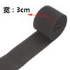 Cintura Elástica Ancha Gruesa Banda Elástica de Goma Duradera Banda Elástica Goma Negra Cinturón de Alta Elasticidad Banda Elástica Cuerda para Pantalones