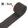 Cinturón Elástico Holgado Engrosado para Cambiar Pantalones, Cinturón Elástico Holgado, Banda Elástica de Goma Duradera, Cordones Negros de Alta Elasticidad para Zapatos