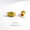 Pingente de Peixe Dourado Koi da Sorte Vietnamita de Ouro de Areia de Longa Duração com Furo para Acessórios DIY String para Pulseira
