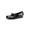 Zapatos Casuales Británicos de Estilo Nuevo con Correas, Zapatos de una Sola Pieza de Punta Redonda Baja, Zapatos de Princesa, Zapatos de Estudiante, Tallas 33-43, Zapatos de Exportación