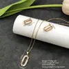Conjunto de pendientes y collar Xuping estilo vintage de nicho europeo y americano transfronterizo, conjunto de joyería elegante de aleación de cobre, venta al por mayor y hecho a medida