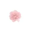 Accesorios de Tela Hechos a Mano con Borde Cosido, Estilo Coreano, Cielo Estrellado Pequeño, Tul, Flor de Rosa para Ropa, Zapatos, Sombreros, Accesorios para el Cabello y Decoraciones
