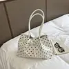 Bolso de Mano Plegado Fresco y Dulce, Bolso de Mano de Gran Capacidad, Bolso Cruzado de Lunares Nuevo Estilo Coreano 2026, Moderno