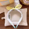 Nueva Diadema de Tela de Estilo Coreano para Niños, Tejida a Mano con Cuadros, Diadema Básica Cosida a Mano con Estrella para Niños, Accesorio para el Cabello para Padres e Hijos