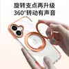 Amazon Funda para Teléfono Móvil Adecuada para Apple 17Pro Marco Bicolor Anticolisión Soporte de Engranaje Funda Anticaídas para Iphone16