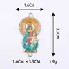 Accesorios para Joyería DIY Personaje de Dibujos Animados Esmalte San Benito Colgante Aleación Retro