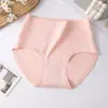 Roupa íntima de algodão para mães de meia-idade, antibacteriana, cintura alta, plus size, shorts respiráveis para mulheres de meia-idade e idosas