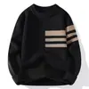 Artículos de Venta Caliente Transfronterizos, Productos Populares en Stock, Nuevos Suéteres Casuales de Cuello Redondo Otoño e Invierno, Prendas Básicas de Punto, Prendas de Punto para Hombre