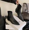 Botines Puntiagudos que Aumentan la Altura Temporada Otoño/Invierno 2025 con Cremallera Trasera, Piel Suave, Suela Suave, Tacón que Aumenta la Altura, Aptos para el Trabajo, Antideslizantes, Resistentes al Desgaste