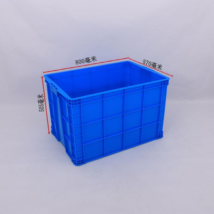 绿色周转箱加厚绿色周转箱深注塑箱HDPE聚乙烯材料