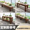 Soporte de Flores para Balcón de Madera Maciza Anticorrosivo para Exteriores, Estante de Almacenamiento de Jardín de Múltiples Niveles, Soporte de Flores para Suculentas de Pie, Interior de Varias Capas