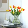 Tulipanes Artificiales Hidratantes de Tacto Realista para Decoración del Hogar, Ramos de Flores Artificiales, Exclusivo Transfronterizo para Decoración del Hogar