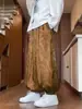 Pantalones de pierna ancha de moda con estampado de dragón para hombre, talla grande de verano, corte holgado, ligeros, tipo linterna con puño para hombres altos y corpulentos