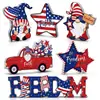 Ornamento Popular da Amazon para Mesa do Dia da Independência, Decoração de Mesa Temática Comemorativa do Dia da Independência Estilo Country Americano