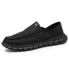Sapatos masculinos de tamanho grande para pés largos, tênis masculinos confortáveis de sola macia, leves, respiráveis, versáteis, simples e modernos, calçados masculinos para atacado
