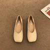 Sapatos Rasos Quadrados Estilo Mori para Noite Femininos, Sapatos Slip-On Retrô Macios para o Dia a Dia 2026, Adequados para Mulheres Grávidas e Idosas