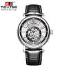 Reloj Especial Swiss Tevise Calado Reloj de Hombre Impermeable Luminoso Clásico Mecánico Automático