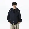 Comercio Exterior Venta al por Mayor Transfronteriza Dropshipping 2025 Nuevo Cardigan de Punto con Capucha y Cremallera de Manga Larga Chaqueta Sudadera para Hombre Mujer Otoño