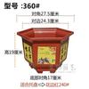 Vaso de flores de plástico hexagonal bonsai jardinagem doméstica plantio ao ar livre base de vaso de flores plantio espessado imitação de porcelana impressão colorida