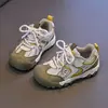 Zapatillas Deportivas para Niños 2026 Exterior Malla Transpirable Puntera Anticolisión Velcro Suela Suave Antideslizante Casual Bloque de Color Ligeras