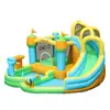 Castillo Hinchable con Tobogán para Niños, Castillo Hinchable para Fiestas al Aire Libre, Trampolín, Piscina de Olas, Popular Castillo Hinchable de Tela Oxford