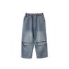 Ropa de moda infantil de hip-hop, pantalones de manga corta de hip-hop, traje de cortina de pedos para niños, ropa de actuación de hip-hop Six-One para niñas
