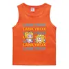 Chaleco de verano 2023 para niños, camisa informal de algodón estilo coreano con parte inferior absorbente de sudor, camiseta interior deportiva sin mangas Guo Guo para niños