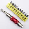 Varilla de Extensión Multiángulo de 1/4" 6.35mm Liberación Rápida Auto-Bloqueante Magnética Hexagonal Direccional