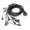 Cabo Eletrodo de Clipe para ECG EKG EMG SCSI 20 Pinos para 4.0 5.0 Snap Eletrodo Fisioterapia
