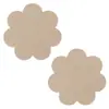 Cubiertas Desechables para Pezones Multicolores Transpirables de Satén Almohadillas para el Pecho Anti-Muestra de Pezón Parches para Pezones Anti-Exposición Almohadillas para Pezones y Senos de Mujer