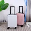Estuche con Ruedas Nuevo Color Sólido Alto Valor Estilo Simple 20 pulgadas Gran Capacidad Candado de Combinación Maleta Maleta de Viaje Multifuncional
