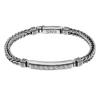 Pulsera Popular Transfronteriza para Hombre 2025 Patrón de Esvástica Retro Tejido de Hueso de Dragón Moda Elegante de Moda Versátil