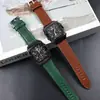 Nuevo Reloj para Hombre Popular Transfronterizo Deportivo para Hombre Luminoso Impermeable de Cuero con Calendario para Hombre Venta al por Mayor
