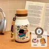 Nueva taza térmica de acero inoxidable 316, con un diseño creativo y artístico, perfecta para estudiantes, con un estilo de taza de leche portátil, lindo y adorable.