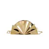 2026 Nuevo Estilo Bolso de Noche Bolso Cruzado Europeo y Americano Transfronterizo Abanico Acrílico Clutch de Noche Bolso de Hombro Versátil
