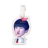 Etiqueta de equipaje Wang Yuan pase de abordar colgante para mochila colgante etiqueta colgante etiqueta soporte de listado periférico estilo igual a TikTok